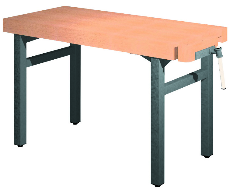 Universal-Werkbank 1000-1R Platte: 1300 x 650 mm, ARBEITSHÖHE 800 mm.