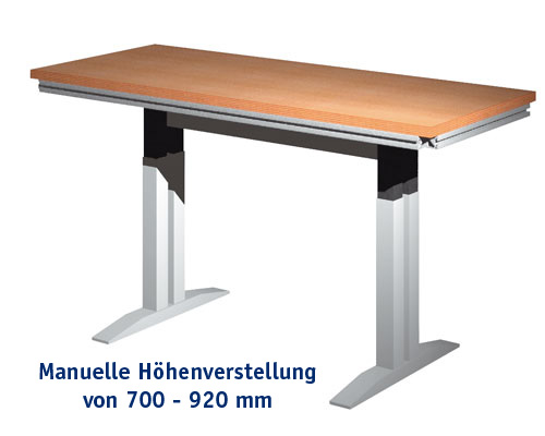 Multi-Werkbank WeVario - BASIC Platte 1300 x 650 mm.