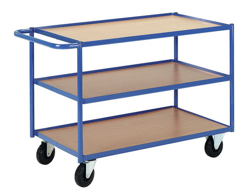 Tischwagen (Etagenwagen) mit 3 Ladeflächen 1000 x 600 mm.