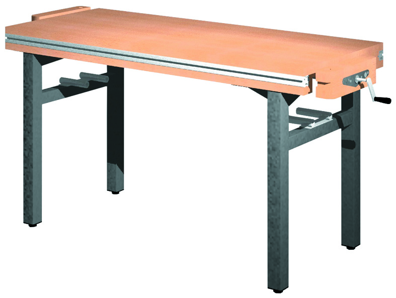 Universal-Werkbank 1500-2DIA-SPA Platte: 1300 x 650 mm, ARBEITSHÖHE 850 mm.