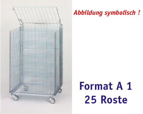 Stapeltrockner Format A 1 Belegfläche 620 x 910 mm | 25 Roste