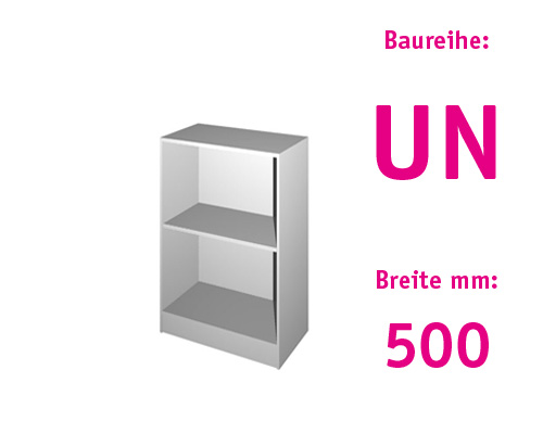 Schrankregal ohne Türen HBT: 1011 x 500 x 525 mm
