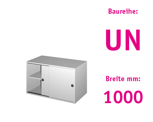 Aufsatzschrank mit 2 Schiebetüren HBT: 595 x 1000 x 525 mm