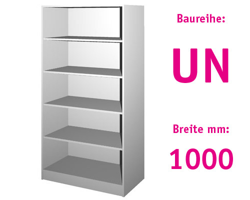 Schrankregal ohne Türen HBT: 1907 x 1000 x 525 mm