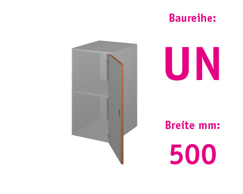 Aufsatzschrank mit 1 Drehtüre HBT: 915 x 500 x 525+20 mm
