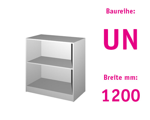 Schrankregal ohne Türen HBT: 1011 x 1200 x 525 mm
