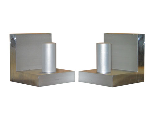 Winkelspannbacken, Schenkel 85 x 85 mm, aus Aluminium, Materialstärke 20 mm,