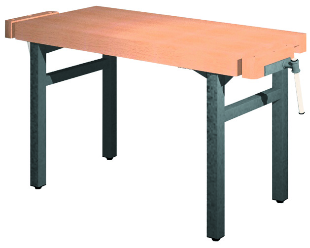 Universal-Werkbank 1000-2GS Platte: 1300 x 650 mm, ARBEITSHÖHE 800 mm.