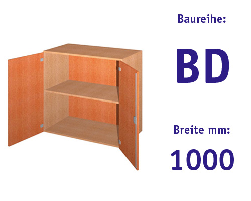 Aufsatzschrank mit 2 Drehtüren HBT: 915 x 1000 x 525+20 mm