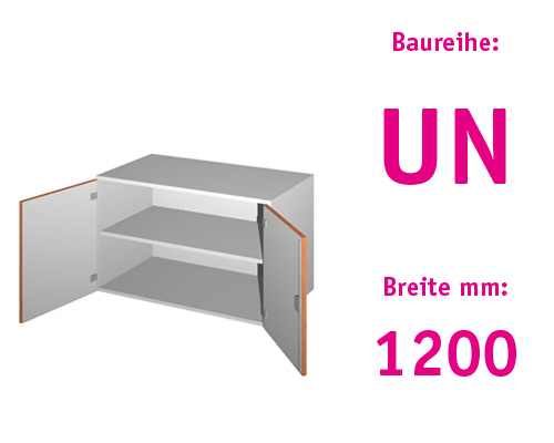 Aufsatzschrank mit 2 Drehtüren HBT: 595 x 1200 x 525+20 mm