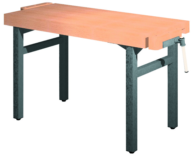 Universal-Werkbank 1000-2DIA Platte: 1300 x 650 mm, ARBEITSHÖHE 850 mm.