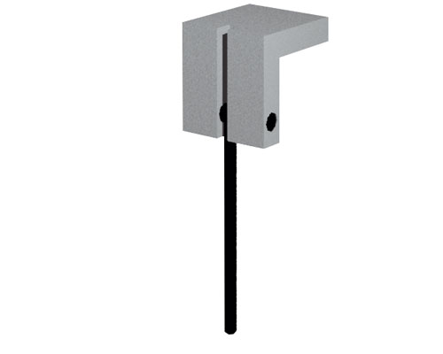 Multispanner, stufenlos verschiebbar zum Einschieben in die Aluminium-Aufnahmeprofile.