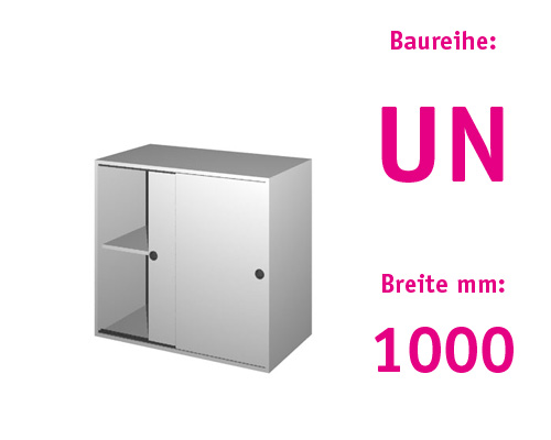 Aufsatzschrank mit 2 Schiebetüren HBT: 915 x 1000 x 525 mm