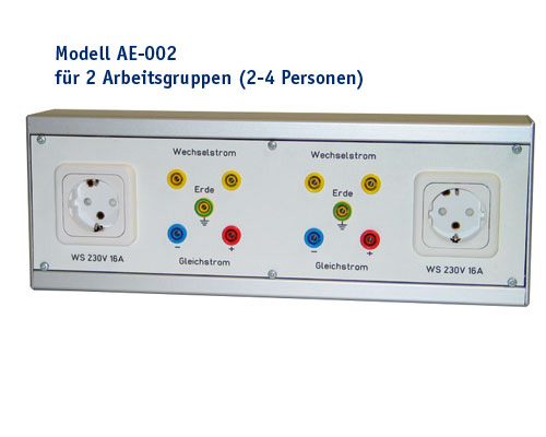 Abnahmeeinheit Modell AE-002 zur Montage in Installationskanälen