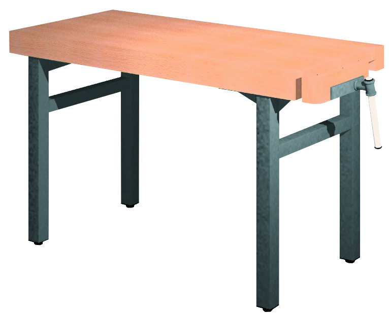 Universal-Werkbank 1000-1R Platte: 1500 x 650 mm, ARBEITSHÖHE 800 mm.